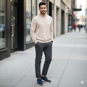 Cole Haan Mens Grand 360 Leather Oxford Dress Casual Shoes Navy Blue 8.5M C38306